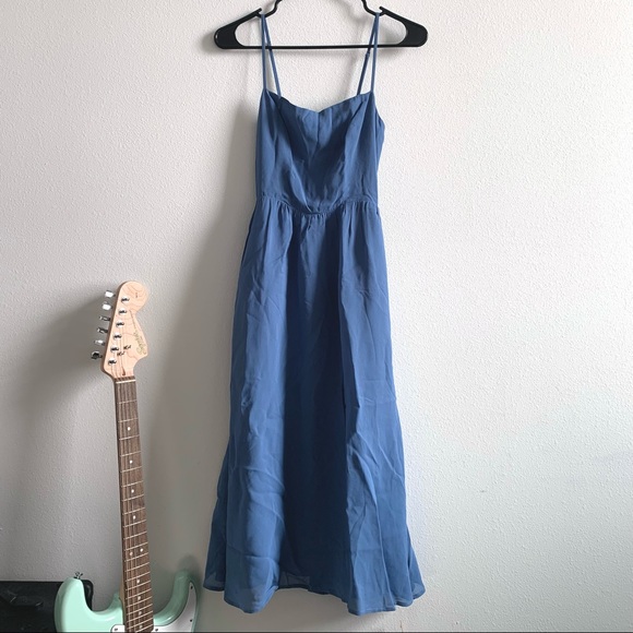 Reformation Dresses & Skirts - SOLD NWT Reformation Rosehip Dress in Morning Glory Blue